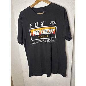 Fox Pro Circuit Original Logo Tee - Black - X-Large Y2K